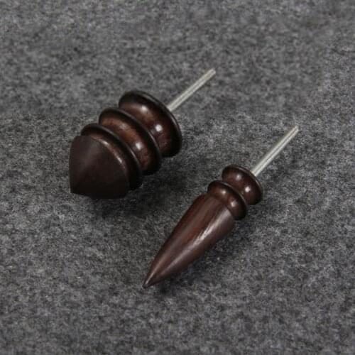 2pcs Handmade Leather Craft Edge Burnisher Slicker Polishing Sharp Tip Set DIY Leathercraft Handcraft Tools for Electric Grinder