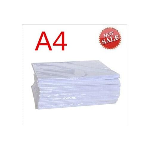 A4 size RC photo paper sticker sheets with Clear Pet release liner