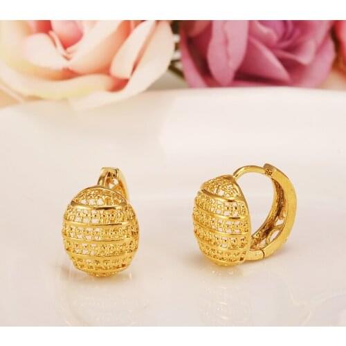 2 pairs New Fashion Jewelry Geometric clip Earrings for Women Gold Twisted Cross Earring