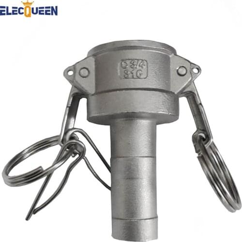 New Stainless Camlock Coupling C -Type 3/4" Male NPT Quick Connector Pull Skill