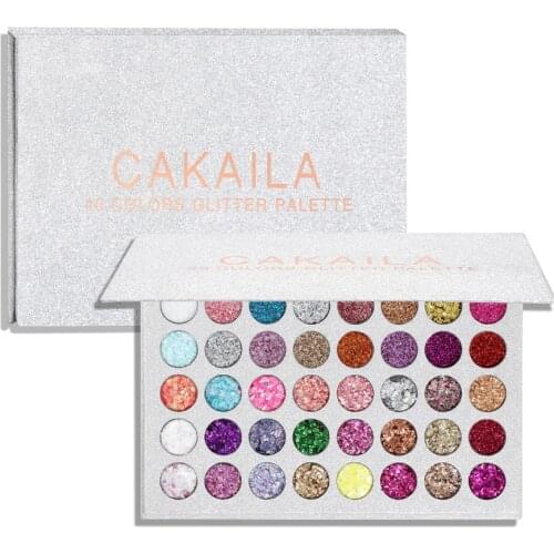 40 Colors Glitter Eyeshadow Powder Palette Diamond Shine Glittering Eye Shadow Makeup Colored Cosmetics Shadows Pallete Make Up