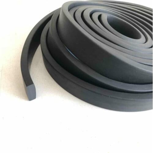 Self adhesive extruded flat epdm rubber foam cabinet door window seal strip