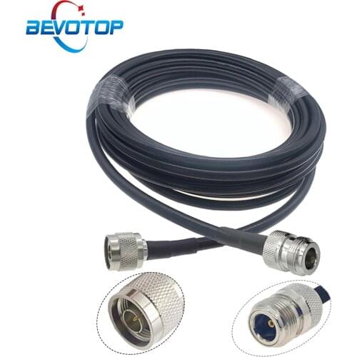 N Type Male Plug to N Female Jack LMR240 50-4 Cable 50ohm RF Coaxial Pigtail Jumper 4G 5G LTE Extension Cord RF Adapter