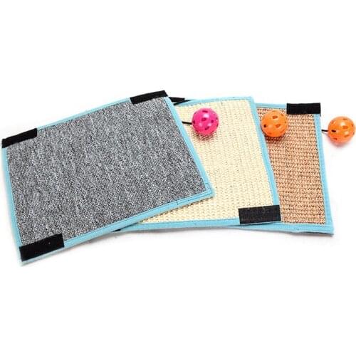 High Quality Sisal Cat Scratch Board Cat Scratcher Kitten Mat Climbing Tree Chair Table Mat Furniture Protector Cat Play Toys