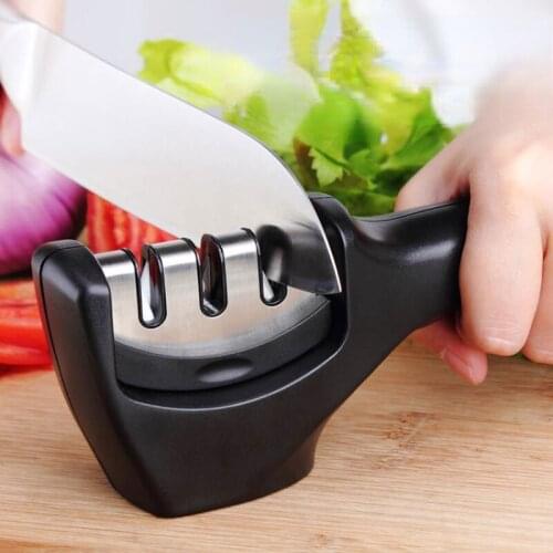 Three stage knife sharpener Sharpener ceramics sharpening stone daily sharpening kitchen gadgets knives accessories