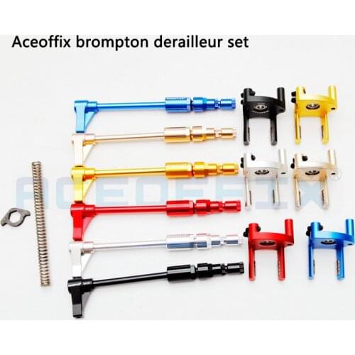 Aceoffix Rear Derailleur Set for Brompton Folding Bike for Brompton Outer 2-7 speed