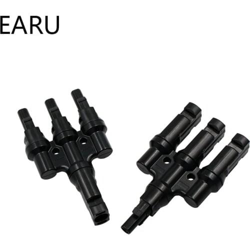 1Pairs X 3T Connector Male And Female 3 Branch Solar PV System Panel Connector Waterproof IP67 Socket Plug