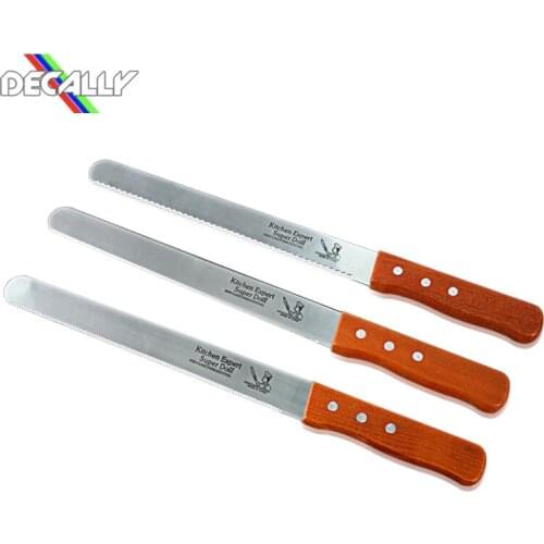 12 inches steel bread knife, toast knife, cake slicer, baking cutter, pastry blade, easy to cut, bread, cheese