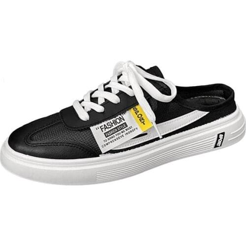 2021 New Fashion Summer Sports Shoes Color Matching Casual Breathable Flat Heel Non-slip Low-top Round Toe Mens Shoes