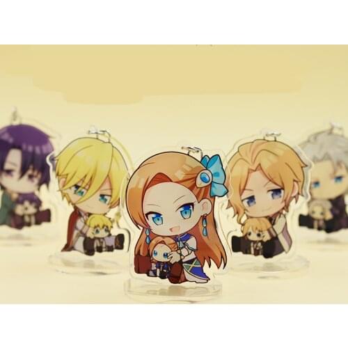 Anime My Next Life as a Villainess: All Routes Lead to Doom! Printed Acrylic Keychain Keyring Pendant Cosplay Prop Gift