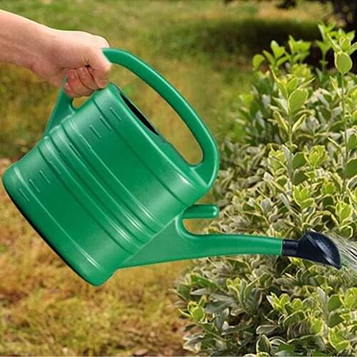Large Household Watering Can Plastic Comfortable Grip Gardening Tools Smooth Surface Glitch-Free Garden Essential High-quality