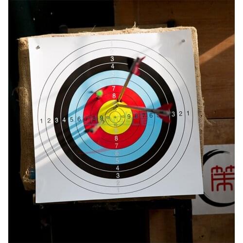 Archery Target Single Spot Practical 1PC Shooting Supplies For Beginner Hunting Accessories Bow Arrow Paper Targets