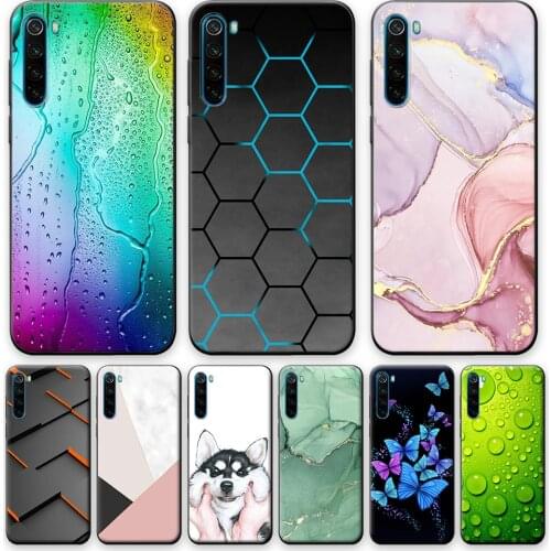 For Redmi note 8 Case Cartoon Back Cover For Redmi note 8 Silicone Soft TPU Phone Shell For Xiaomi Redmi note 8 Fashion Case 6.3