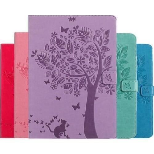 Cat Tree Embossed PU Leather Case For Apple ipad Mini 1 2 3 7.9 inch Tablet Cover for ipad mini 1/2/3 mini 123 Case