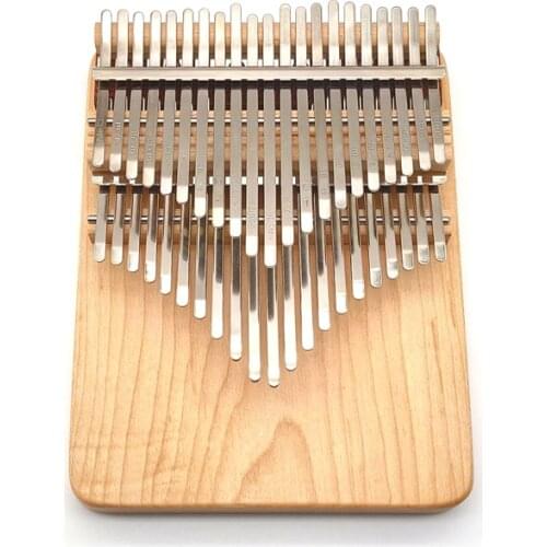 Double Row Kalimba 42key Handmade Music Box Chromatic Mbira Thumb Piano Wooden Keyboard Musical Instrument With Case Birth Gift