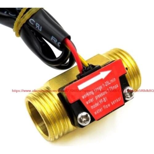 YF-B1 water flow sensor, Holzer sensor, G1/2 turbine flowmeter