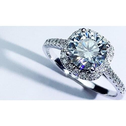 Classic Bridal Wedding Rings Round Cut AAA Cubic Zirconia Bride Rings Anniversary Jewelry Promise Ring Fashion Accessories