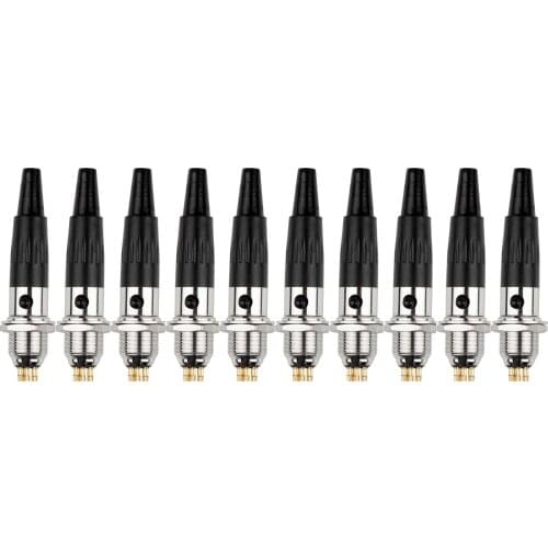 Artudatech 10 Pcs Mini XLR Socket 5Pin M/F Plug Cable Inline Plug Adapter Jack Connector Accessories Parts