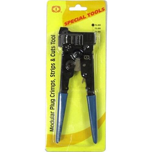 Carbon Steel 8P8C/RJ45 Network Crimping Tools AMP Crimping pliers TL-808