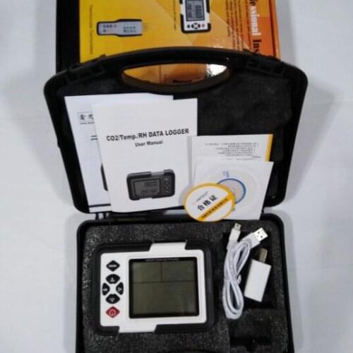 Portable Digital CO2 Meter CO2 Monitor Detector HT-2000 Gas Analyzer 9999ppm CO2 Analyzers Temperature Relative Humidity Test