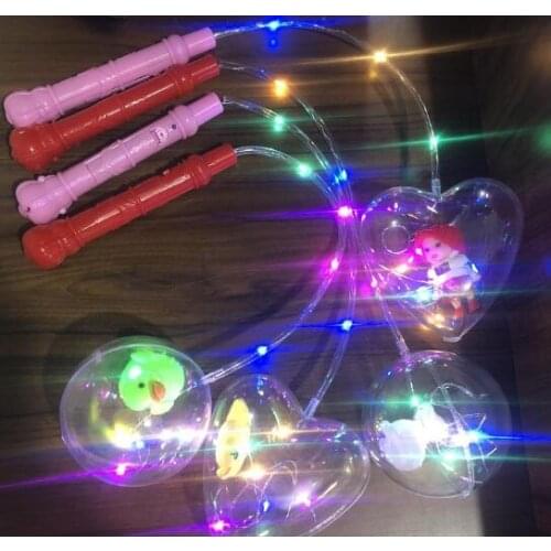 Party Favors Cartoon Glowing Portable Wave Ball Transparent Flash Portable Lantern