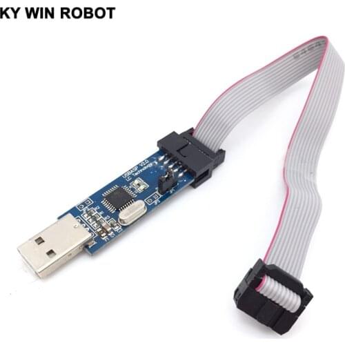 1pc USBASP USBISP AVR Programmer USB ISP USB ASP ATMEGA8 ATMEGA128 Support Win7 64K