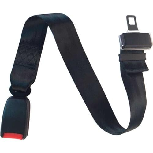 Seat Belt Adjustable Extender (black)-1 Piece Of Seat Belt Extender Metal Tongue Suitable For Most Cars
