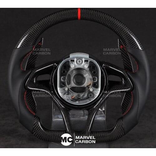 100% REAL CARBON FIBER STEERING WHEEL COMPATIBLE WITH McLaren