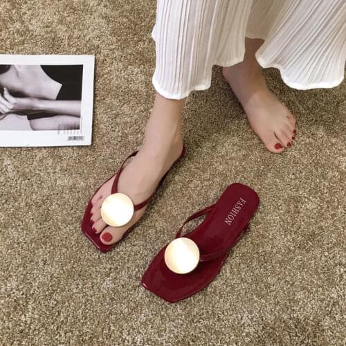 Apanzu Women Slippers Summer 2021 Flip Flops Open Toe Flat Comfortable Slides Leisure Sandal Female Beach Shoes Plus Size 35-40