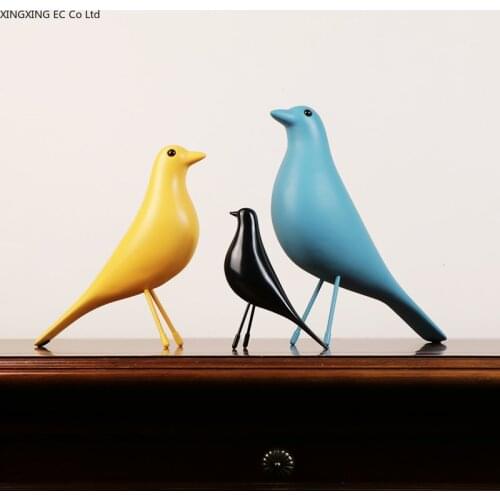 Modern Minimalist Resin Animal Bird Desktop Ornaments Animal Statue Crafts Furnishings Living Room Home Decoration Accessories