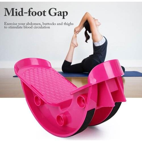 Yoga Fitness Sports Massage Pedal Foot Rocker Lower Calf Leg Stretcher Fitness Pedal Perfect for Achilles Injury Treatment
