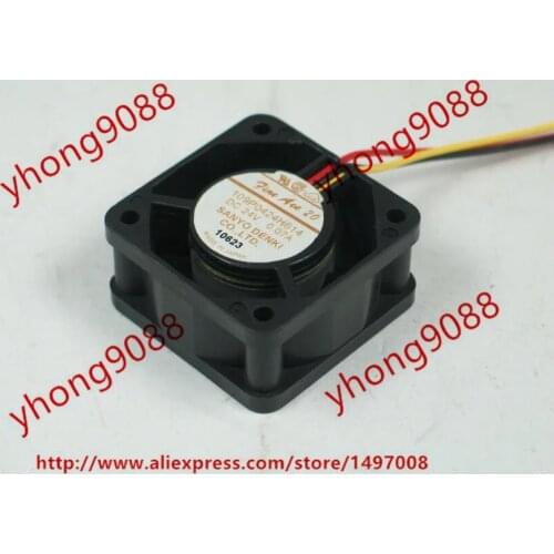 SANYO DENKI 109P0424H614 DC 24V 0.07A 40x40x28mm Server Cooling Fan