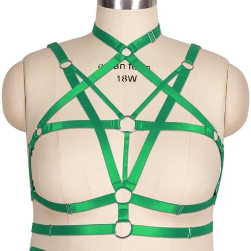 Tops Elastic Bondage Hollow Bra Plus Size Women Harness Fashion Accessories Fashion Pastel Goth Waist Size Suspender Belt