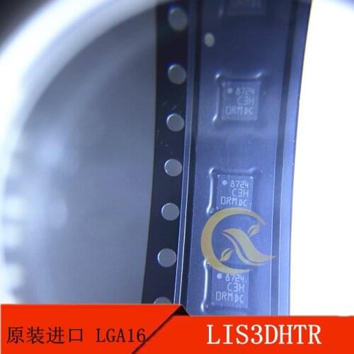 5PCS LIS3DHTR patch the LGA-16 screen printing C3H 3 axis acceleration sensor original products