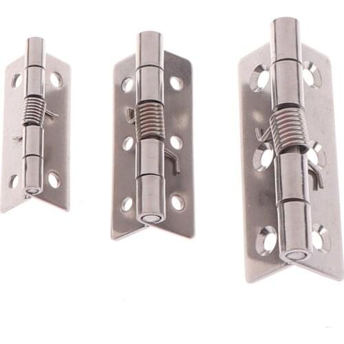 2/2.5/3 Inch Stainless Steel Long Self-Closing Corner Spring Draw Door Hinge Hardware And Furniture Mini Micro Hinge