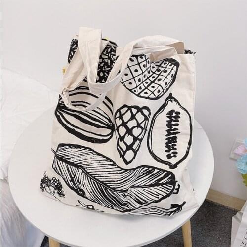 Canvas Totes Purses and Handbags for Women Girls Female Shopper Casual Fashion Vintage Leaves print Large Capacity Shoulder Bags