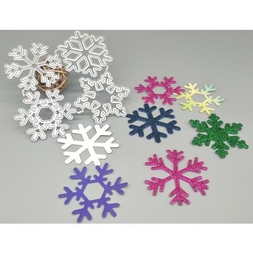 4 Christmas snowflake metal cutting die, scrapbook, photo album, greeting card, DIY decoration, handmade artwork