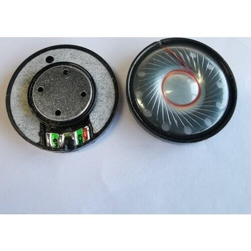 40mm 32 Ohm Bluetooth HiFi Sound Effect Earphone Speaker Subwoofer Earphone Speaker Diaphragm Fever Speaker Unit 2PCS