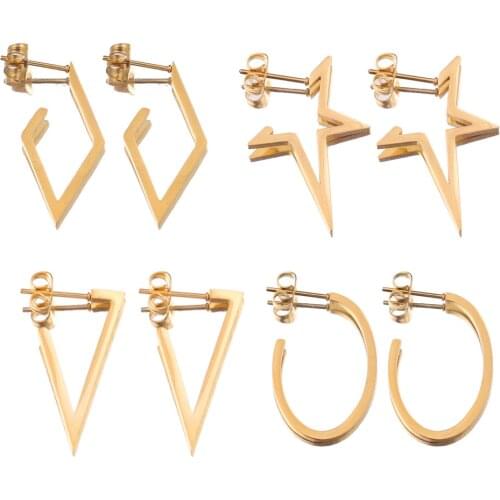 Серьги-кольца Aiovlo China At AliExpress