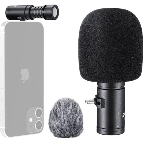 Sairen Wireless Microphone Portable Audio Video Recording Mini Mic For iPhone Android live broadcast gaming Phone Microfonoe