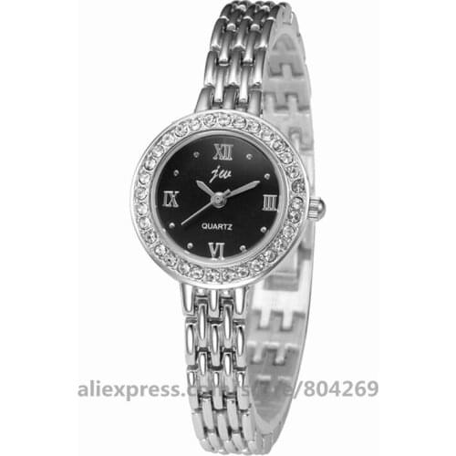 Wholesale Fashion Roman Number Bracelet Wristwatch Hot Elegant Lady Dress Roman Number Wristwatches jw 6071L