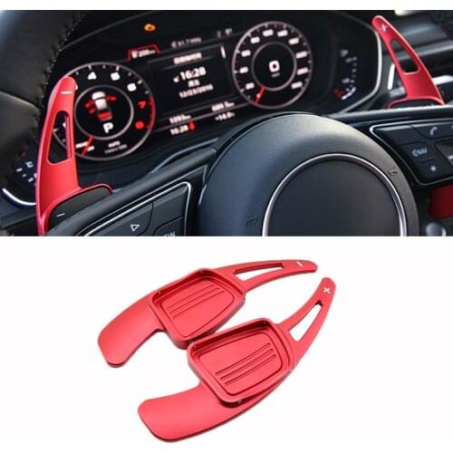 DSG Shift Paddle Shifter Extension Steering Wheel Fit For Audi A3 S3 S4 Q2 Q5 Q7 A4L A5 TT TTS Accessories