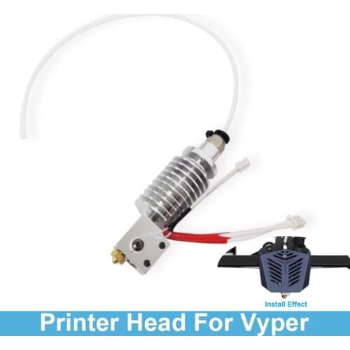 3D Printer Head for Anycubic Vyper 0.4mm Nozzle 24V Heater with Hotend Heat Sink 3D Print Parts Long-distance J-Head Extruder