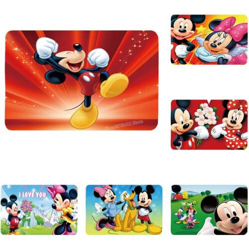 Mickey Mouse Pattern Carpet Non-slip Mat Home Decoration Cartoon Cute Floor Bathroom Rug Shower Mats Suction Bath Decoration