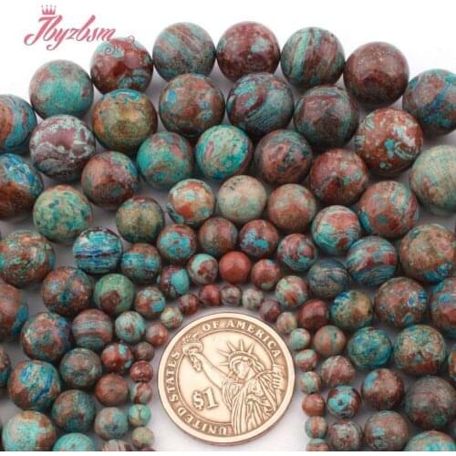 6,8,10,12mm Smooth Round Blue Crazy Lace Agates Natural Stone Beads For DIY Necklace Bracelets Jewelry Making 15" Free Shipping