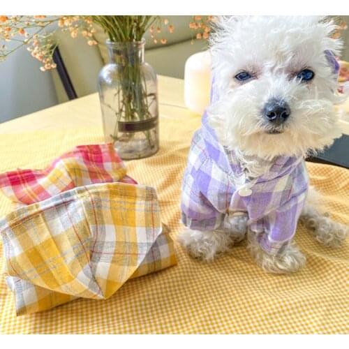 Pet dog clothes Chihuahua summer season sunscreen shirt dog light breathable clothes Yorkshire Bomei sunscreen Hoodie