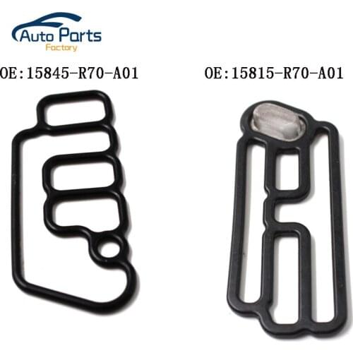 2 PCS New Cylinder Head Solenoid Gasket VTEC Gasket For Honda OE 15815-R70-A01 15845-R70-A01 15815R70A01 15845R70A01