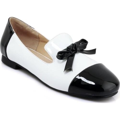 18 years in the spring and autumn period and the comfortable color matching bow big yards 40-43 students leisure shoes 1846