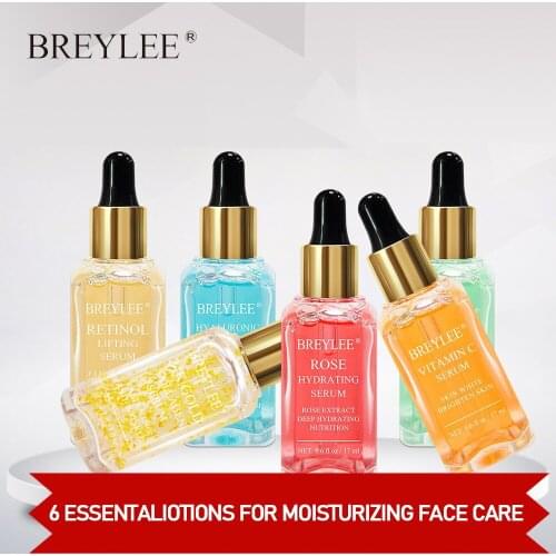17ml Retinol Skin Care Whitening Cream Vitamin C Hyaluronic Acid Moisturizer 24k Gold Anti Aging Essence Face Serum Mask