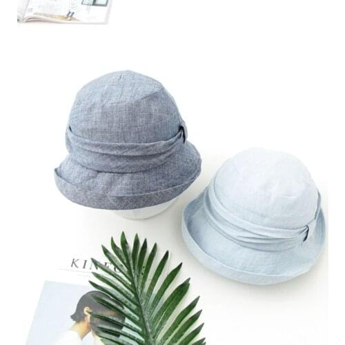 Free shipping High Quality Bucket Hats Unisex Soft Cotton Adjustable Hem Brim Fashion Visiting Outdoor Sun Caps Floppy Chapeau